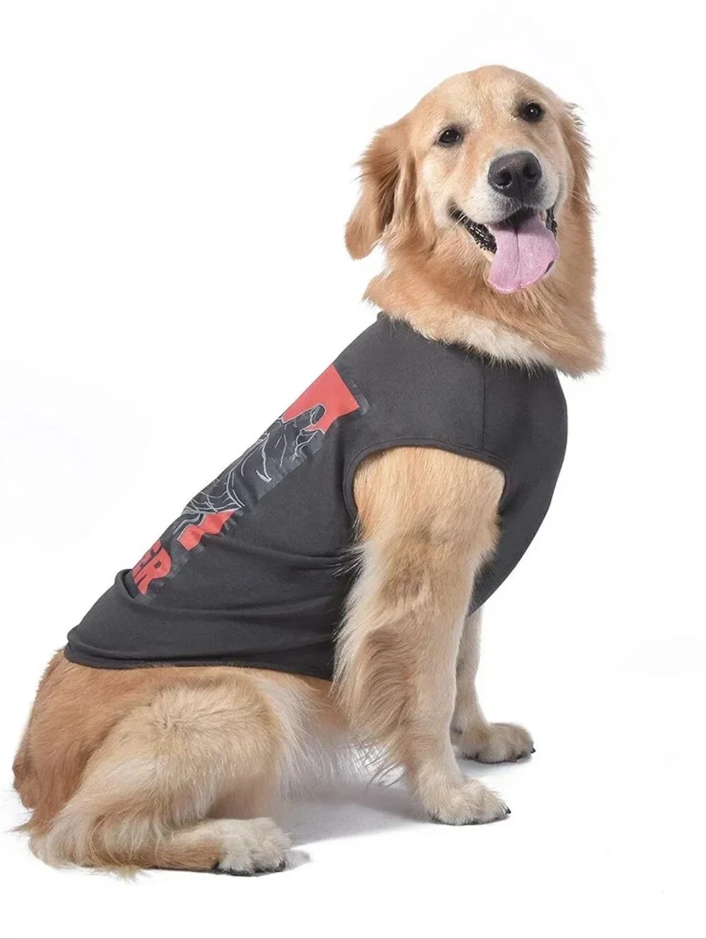 Star Wars Vader Graphic Tank Top for Dogs- Black & Red